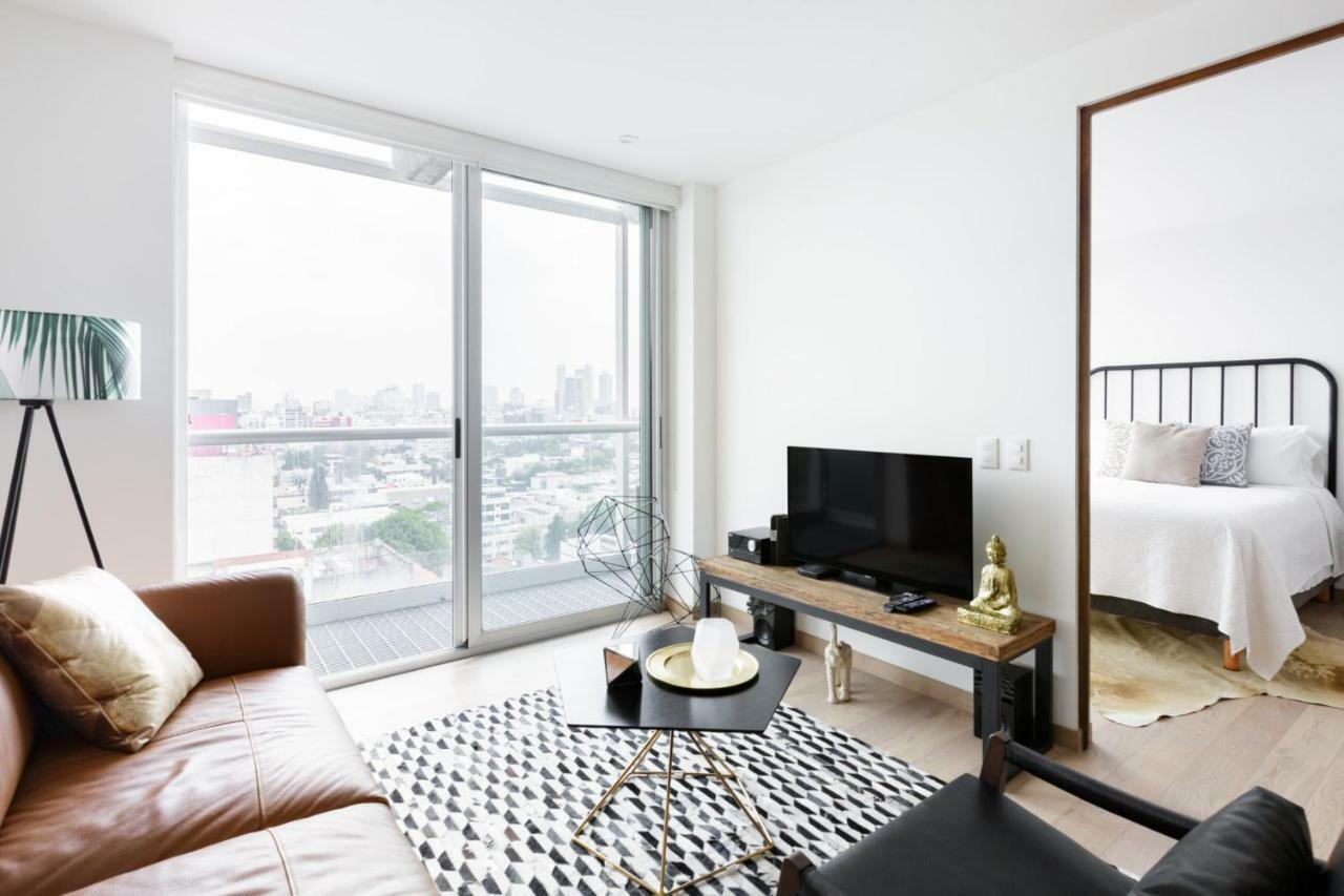 Departamento En Polanco Con Impresionante Vista A La Ciudad Gym - Pool - Parking Daire Meksika Dış mekan fotoğraf